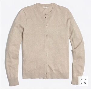 J. Crew Beige Cardigan Sweater